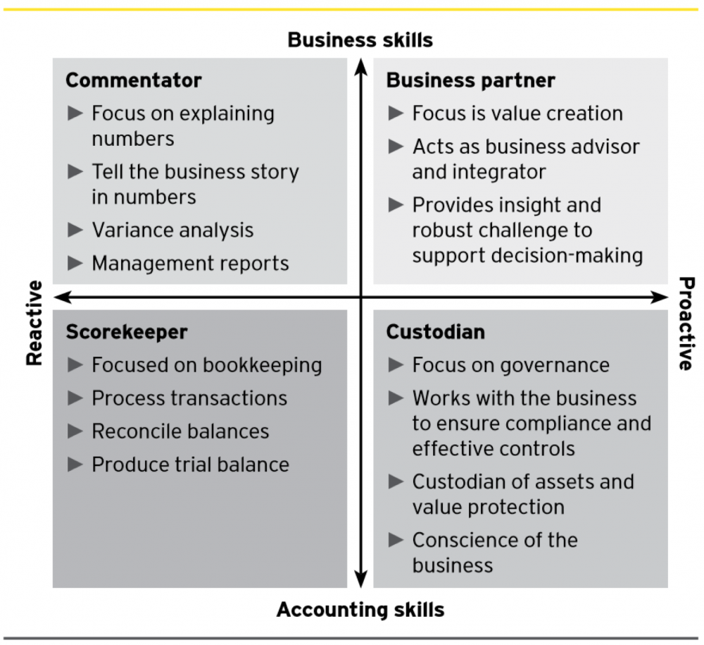 Job roles of financial controller