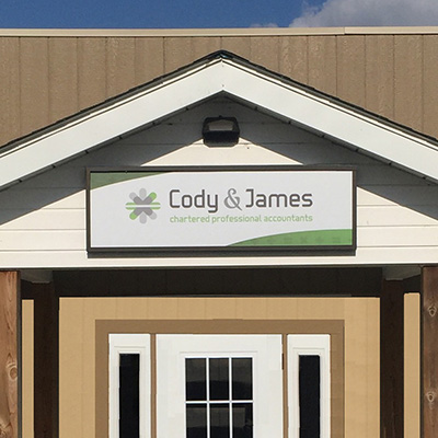 Cody and James front entrance